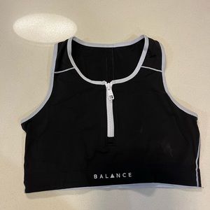 Balance Athletica Black Sports Bra